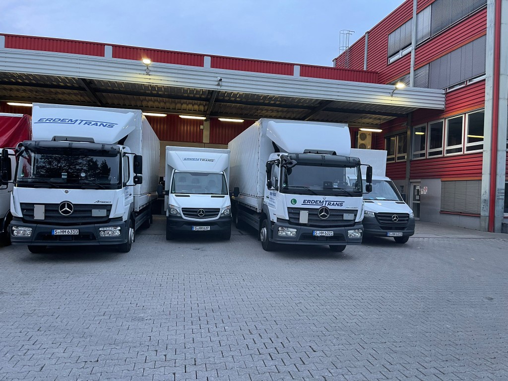 Fuhrpark von Erdemtrans am Standort