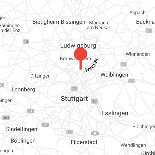 Standort von Erdemtrans in Stuttgart